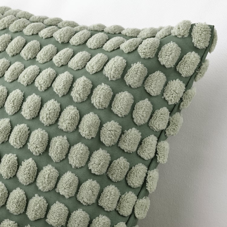 SVARTPOPPEL cushion cover, pale greygreen, 50x50 cm IKEA
