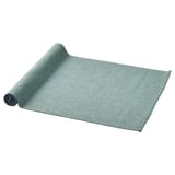 SVARTSENAP green-blue cotton table runner, rectangular.