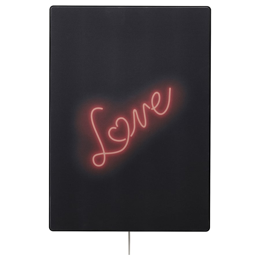 SYMFONISK panel for picture frame speaker, neon love IKEA