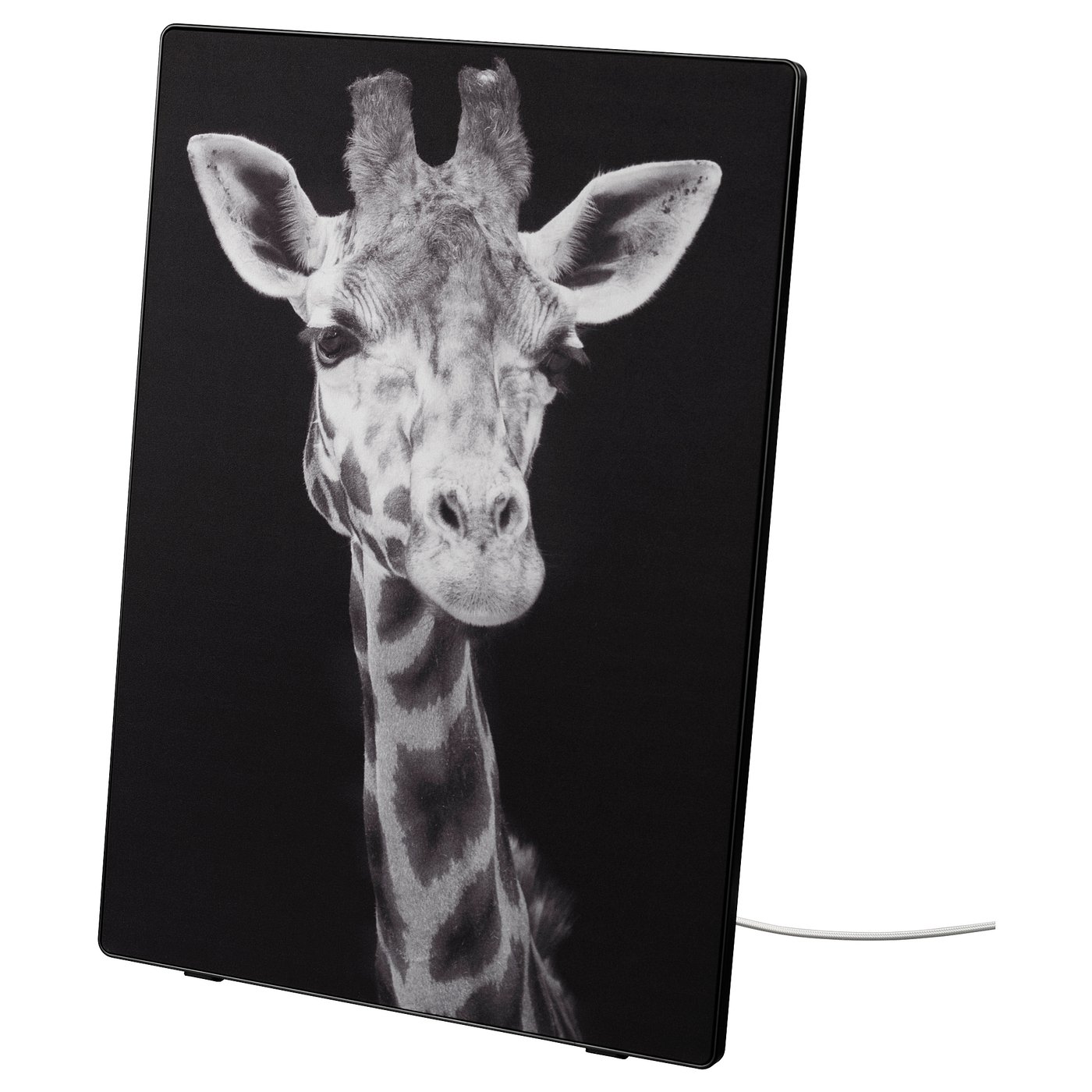 SYMFONISK Picture frame with Wi-Fi speaker - black/face the front smart