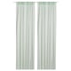 Option: Light green TERESIA curtains, sheer, 100% recycled polyester, elegant, floor-length.