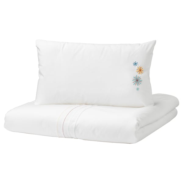 Tillgiven Quilt Cover Pillowcase For Cot White Ikea