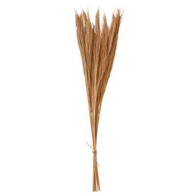 TORKA dried grass bundle, brown, natural material, cylindrical shape, hand-tied.