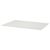 TORSBY glass tabletop, clear, rectangular, modern design.