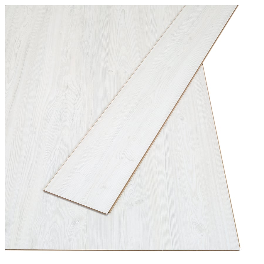 Laminated flooring, TUNDRA, whitewash pine effect, 2.25 m² IKEA