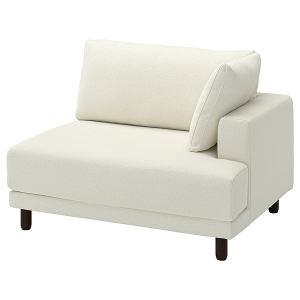 UPPÅKRA 1.5-seat module, with armrest right/Axvall off-white