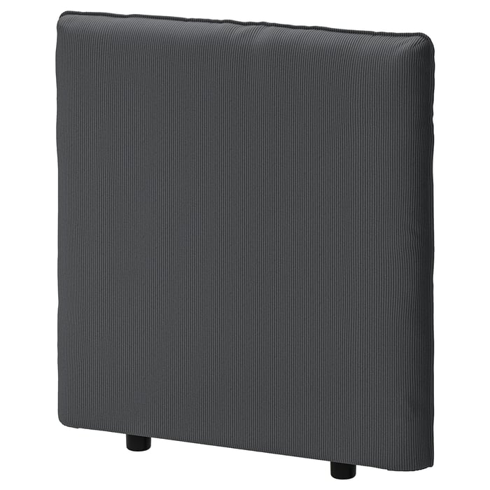 VALLENTUNA Cover for backrest, Kelinge anthracite, 80x80 cm - IKEA