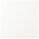 Option: White VALLSTENA kitchen cabinet, simple design, smooth surface, particleboard & plastic.