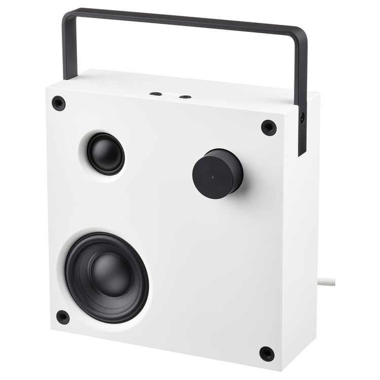 VAPPEBY bluetooth speaker, white/gen 3, 20x20 cm IKEA
