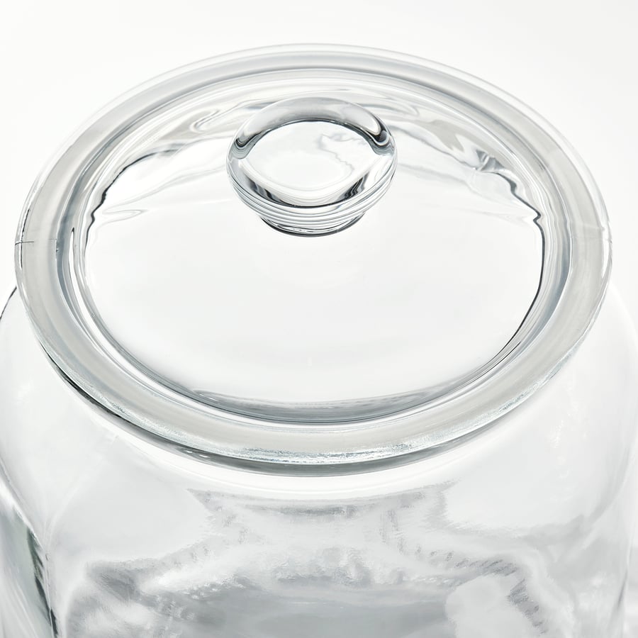 VARDAGEN jar with lid, clear glass, 1.9 l IKEA