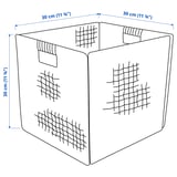 Illustration with measurements for the product: VÄXTHUS.