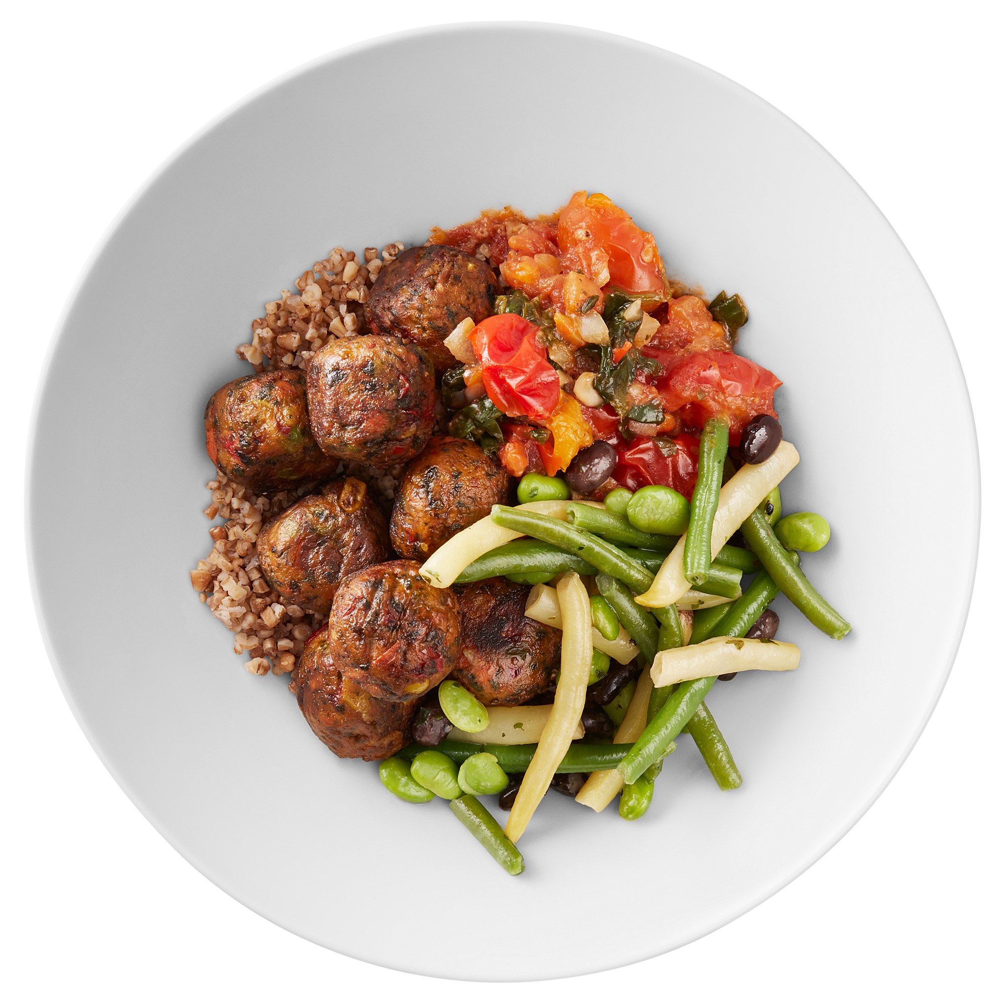Veggie balls nordic grains and bean mix tomato ragout IKEA