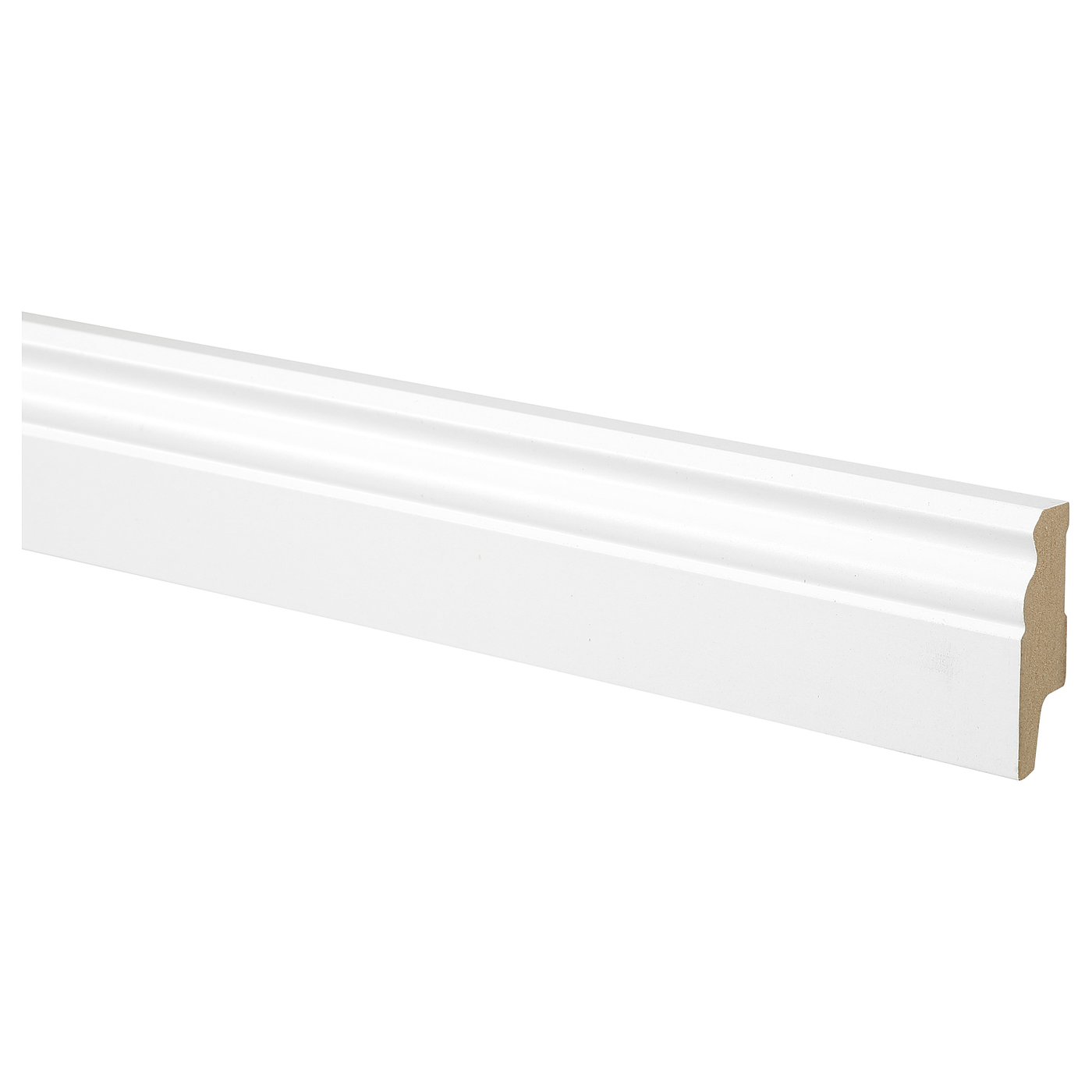 VIDESNÅR Skirtingboard, white, 6x200 cm IKEA