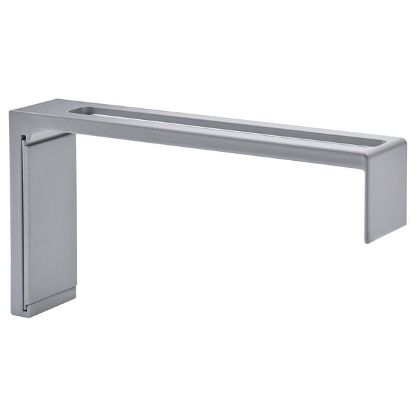 VIDGA silver aluminum u-shaped wall fitting, minimalist design.