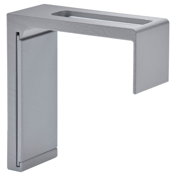 VIDGA silver wall bracket for curtain rail system, sleek design, modern finish.