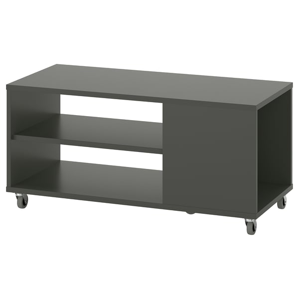 VIHALS coffee table, dark grey, 91x37 cm IKEA