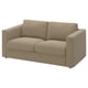 VIMLE 2-seat sofa, Johanneshov brown-beige