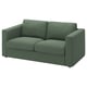 VIMLE 2-seat sofa, Knäbäck grey-green