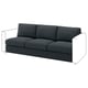 VIMLE 3-seat section, Knäbäck anthracite