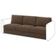 VIMLE 3-seat section, Mosshed dark brown