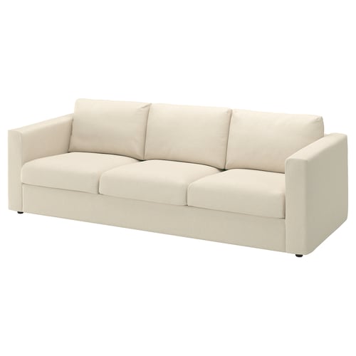 VIMLE 3-seat sofa, Knäbäck light beige