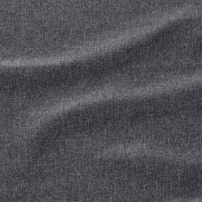 Gray textured gunnared fabric, durable, two-toned.