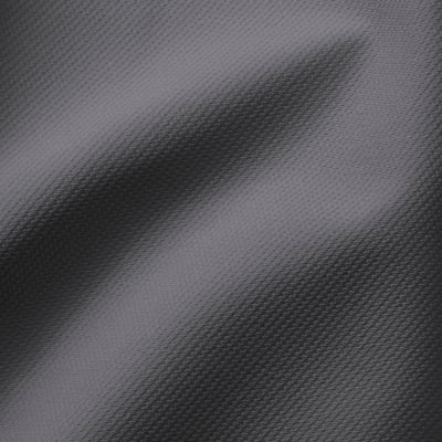 Gray fabric close-up; soft, textured weave with subtle two-tone effect.