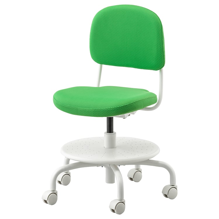 Children's desk chair, VIMUND, bright green IKEA