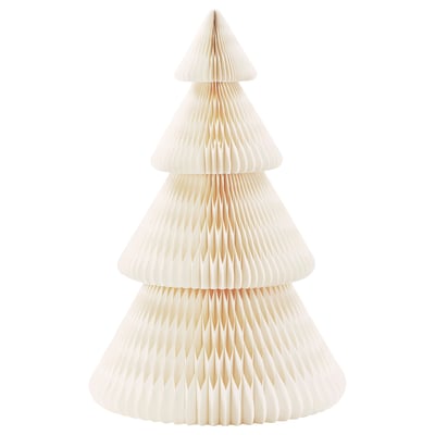 VINTERFINT Decoration, tree, white, 130x90 cm