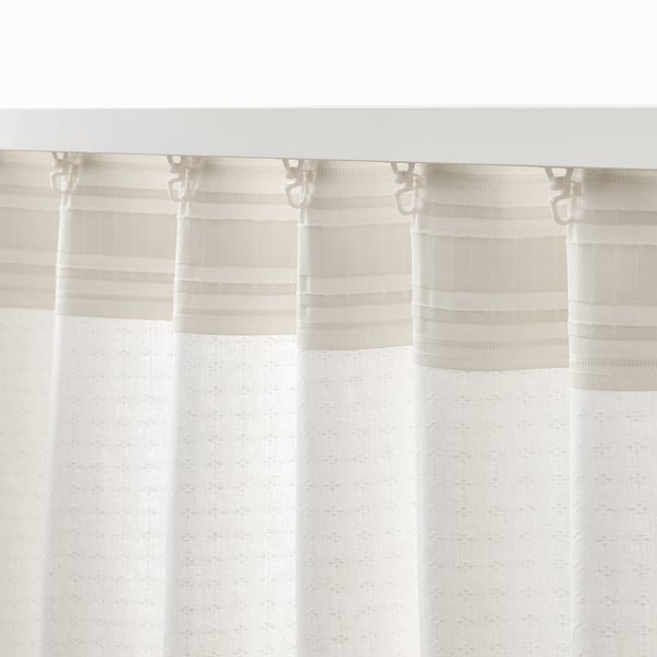 amilde gordijnen met embrasse 1 paar wit 145x300 cm ikea