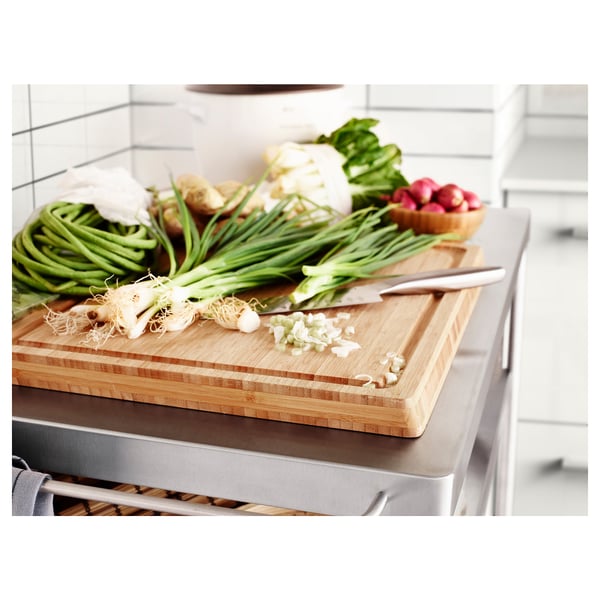 APTITLIG Slagersblok, bamboe, 45x36 cm
