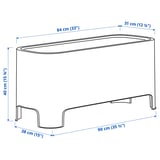 Illustratie met afmetingen voor het product: ASPAREN.