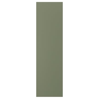 AXSTAD, groen paneel, vlakke, matte afwerking, kunststof randen.