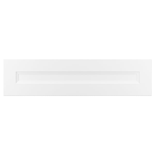 AXSTAD lade in wit met zachte lijnen, ingezet paneel, matte afwerking.