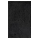 BACKMÅRA mat: zwart, zacht, gerecycled polyester, rechthoekig, effen.