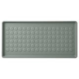 BAGGMUCK Schoenmat, in/buiten, grijs, 71x35 cm, 71x35cm