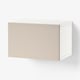 BESTÅ Kast met deur, wit/Lappviken licht grijsbeige, 60x42x38 cm