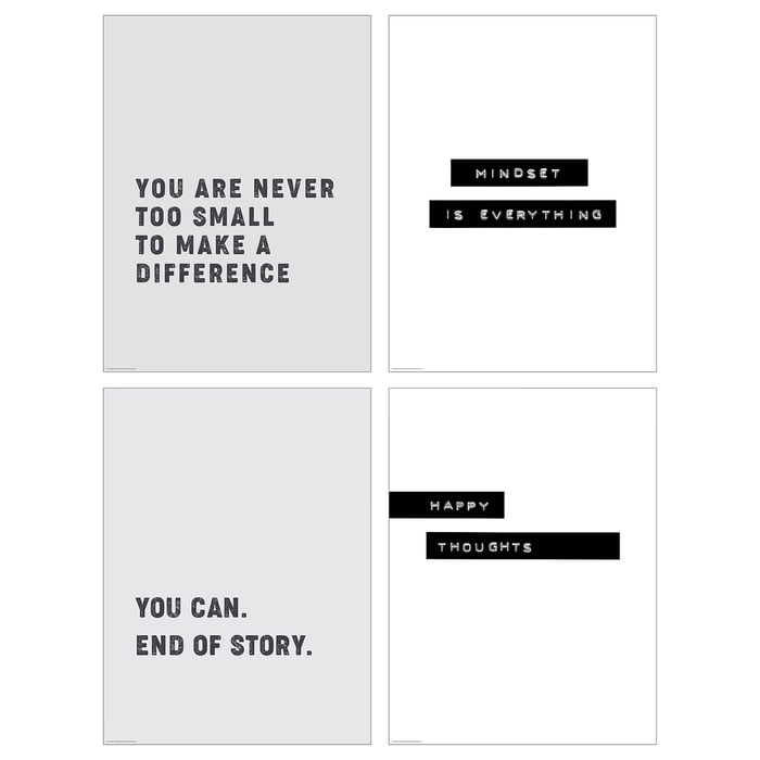 BILD poster, mindset is everything, 30x40 cm IKEA