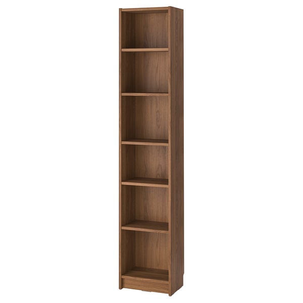BILLY boekenkast, 5 verstelbare planken, bruin.