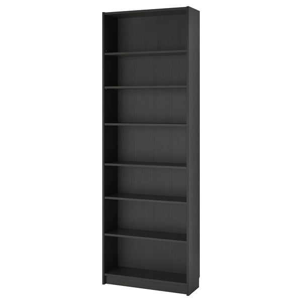 Billy Boekenkast Zwartbruin 80x28x237 Cm Ikea