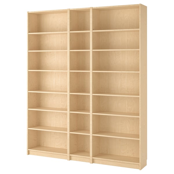 BILLY Boekenkast berkenkleur berkenfineer IKEA