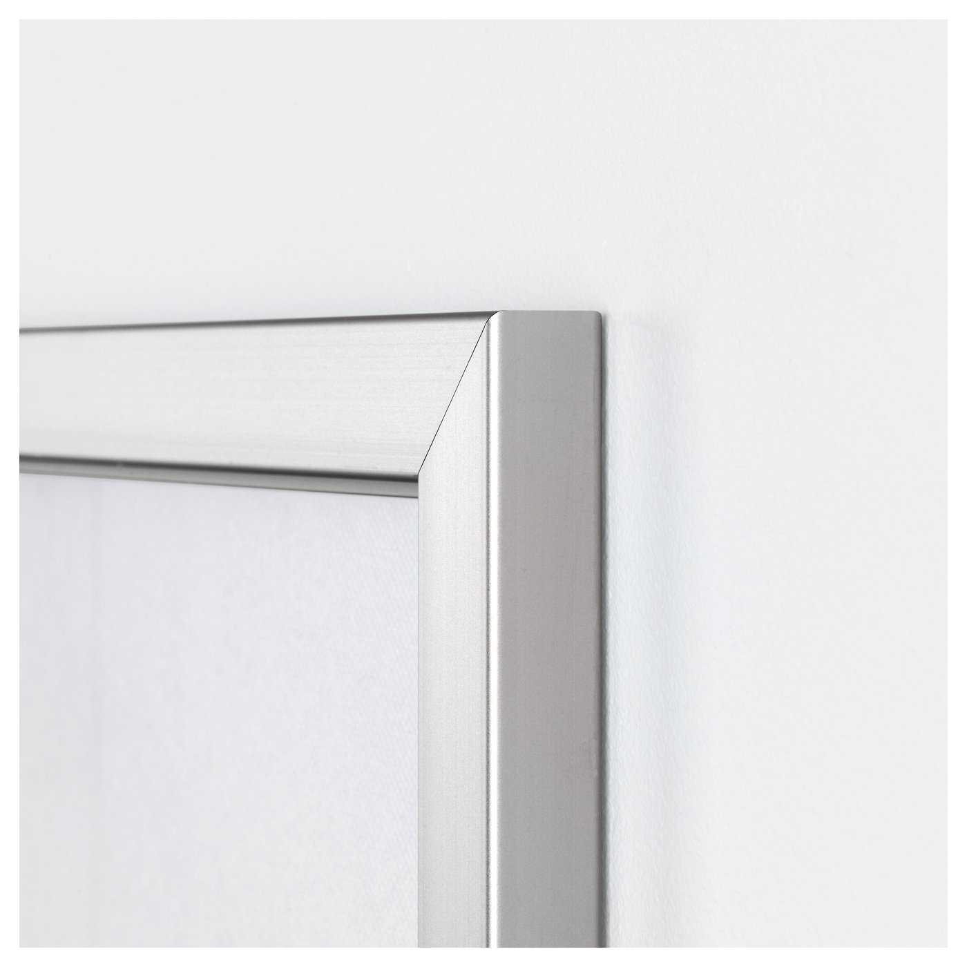 BJÖRKSTA Foto met lijst - Hert op open plek/aluminiumkleur - IKEA