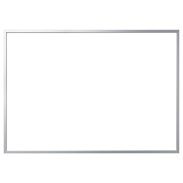 BJÖRKSTA fotolijst, zilver, rechthoekig, minimalistisch design, gemaakt van gerecycled aluminium.