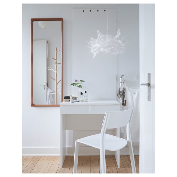 Toilettafel, Brimnes, Wit, 70X42 Cm - Ikea