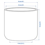 Illustratie met afmetingen voor het product: BUSKKAPRIFOL.