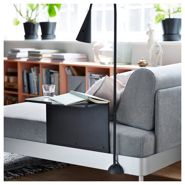 DELAKTIG Staande led-lamp, zwart - IKEA