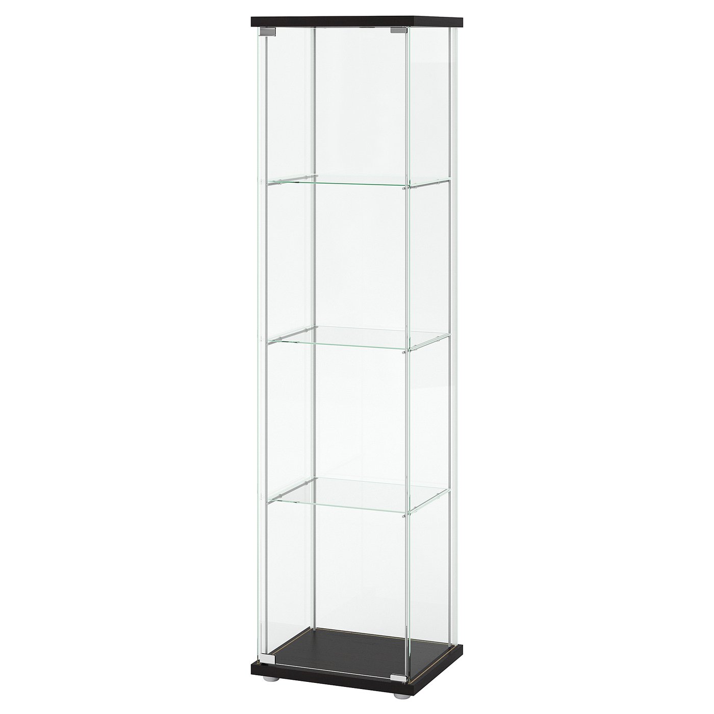 Detolf Vitrinekast Zwartbruin Ikea