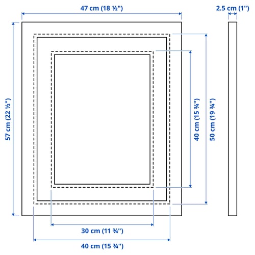 Illustratie met afmetingen voor het product: EDSBRUK.