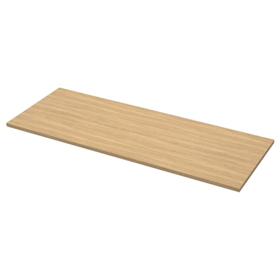 EKBACKEN Werkblad, licht eikenpatroon/laminaat, 246x2.8 cm
