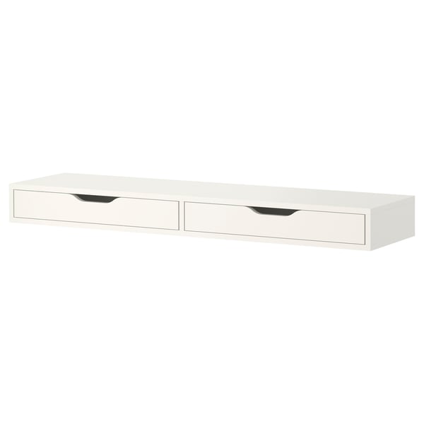 Ekby Alex Plank Met Lades Wit 119x29 Cm Ikea